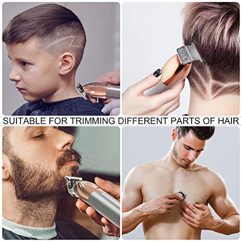Hatteker Professional Hair Clippers Cordless Pro Li Outlining Trimmer T-blade...