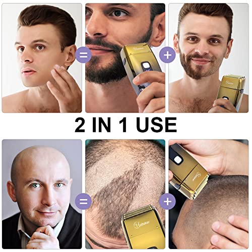 Hatteker Triple Blades Foil Shaver Electric Shaver Razor for Men Close Bald H...