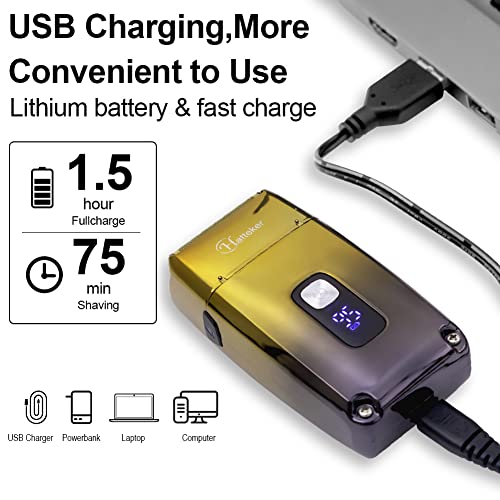 Hatteker Triple Blades Foil Shaver Electric Shaver Razor for Men Close Bald H...