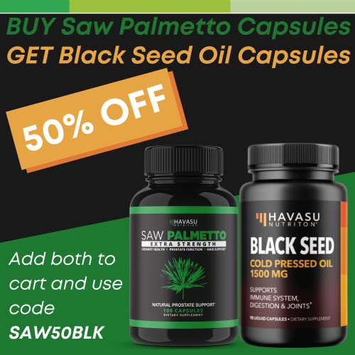 Saw Palmetto Prostate Supplements for Men as Potent DHT Blocker for Hair Grow...