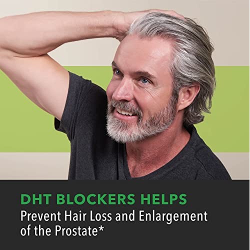Saw Palmetto Prostate Supplements for Men as Potent DHT Blocker for Hair Grow...