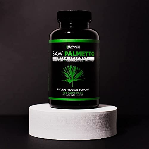 Saw Palmetto Prostate Supplements for Men as Potent DHT Blocker for Hair Grow...