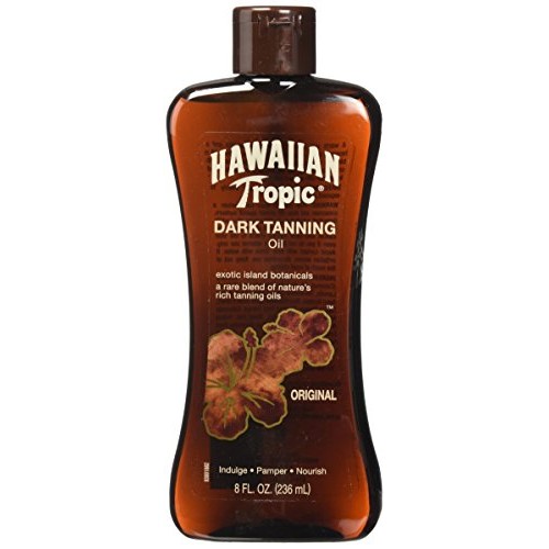 Hawaiian Tropic Dark Tanning Sun Care Moisturizing Oil, 8 Fluid Ounce