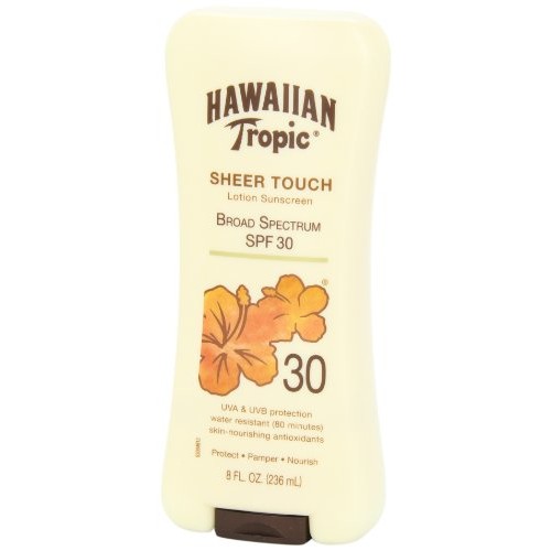 Hawaiian Tropic Sheer Touch Lotion Sunscreen, Moisturizing Broad-Spectrum Pro...