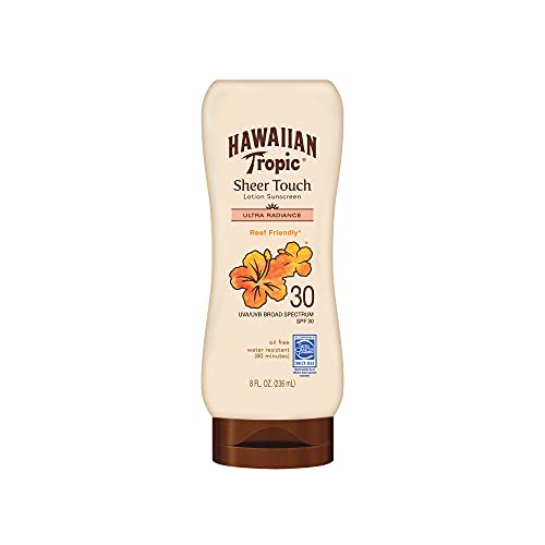 Hawaiian Tropic Sheer Touch Lotion Sunscreen, Moisturizing Broad-Spectrum Pro...
