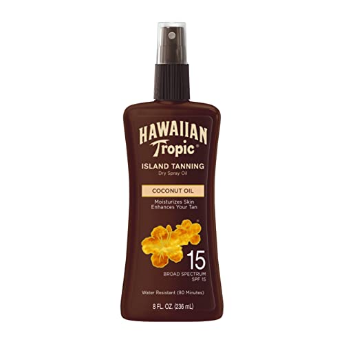Hawaiian Tropic Sunscreen Protective Tanning Dry Oil Broad Spectrum Sun Care ...