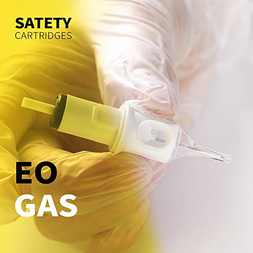 HAWINK Tattoo Cartridge Needles #10 Bugpin 14 Round Liner X-Taper 50PCS with ...