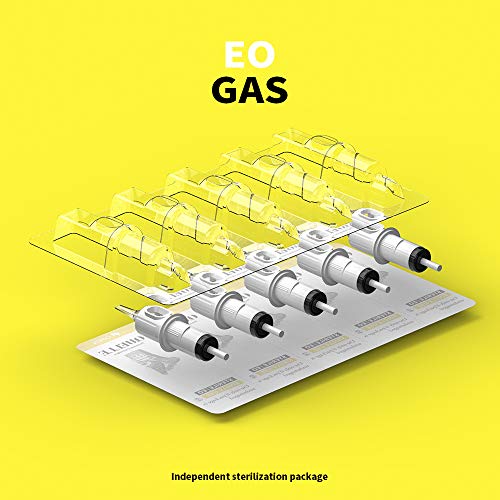 HAWINK Tattoo Cartridge Needles #10 Bugpin 14 Round Liner X-Taper 50PCS with ...