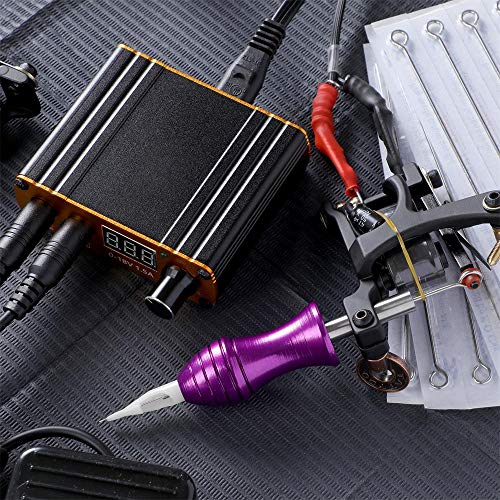 HAWINK Tattoo Complete Tattoo Kit 4 Pro Machine Guns 8 Inks Power Supply Foot...