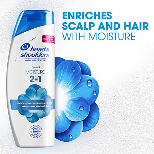 Head and Shoulders Moisture Care 2-in-1 Anti-Dandruff Shampoo + Conditioner 1...