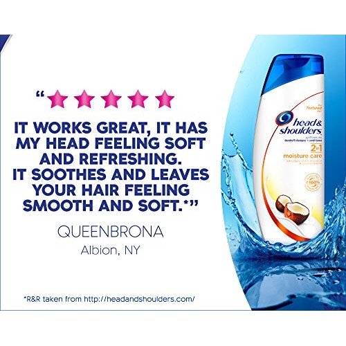 Head and Shoulders Moisture Care 2-in-1 Anti-Dandruff Shampoo + Conditioner 1...