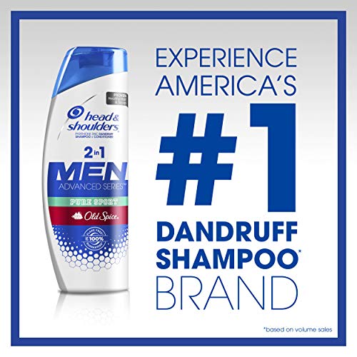 Head & Shoulders Old Spice Pure Sport Dandruff 2 in 1 Shampoo and Conditioner...