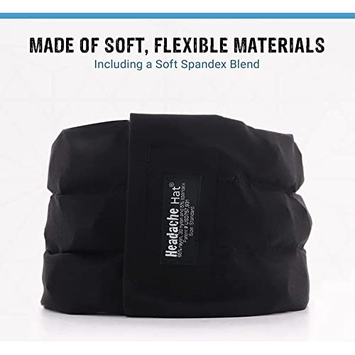 Headache Hat: Migraine Headache Wearable Ice Pack | USA Assembly | Adjustable...