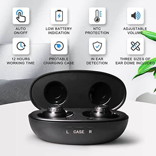 Heal Force Hearing Aids for Seniors Rechargeable and Adults Ear Sound Volume ...