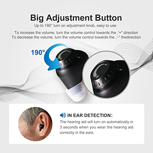 Heal Force Hearing Aids for Seniors Rechargeable and Adults Ear Sound Volume ...