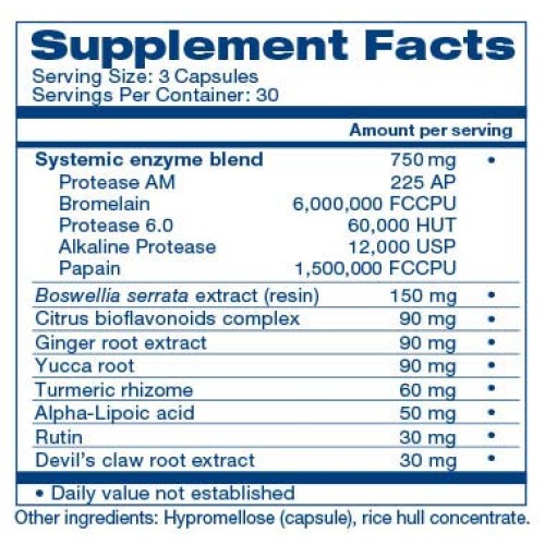 Anti Inflammatory Supplement Proteolytic Enzyme - Natural Joint Supplement fo...