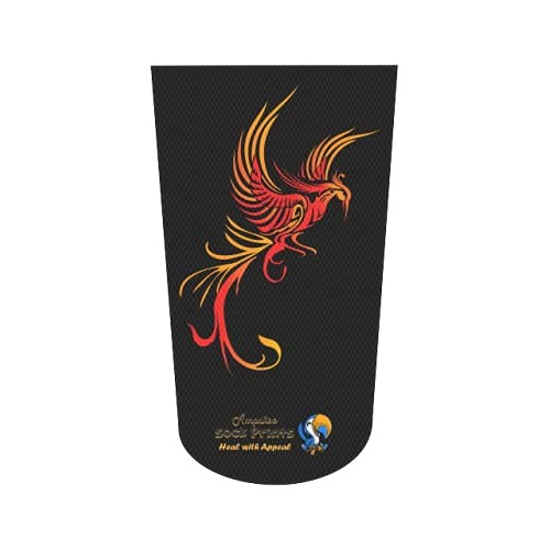 Amputee Sock "Phoenix Flying blk bgnd V1"