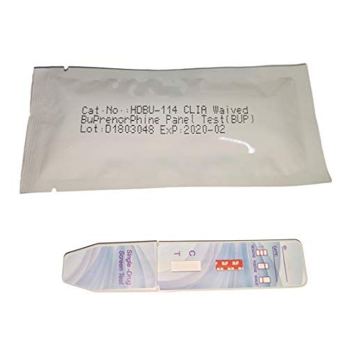 Single Panel Urine Drug Test Srip Buprenorphine (BUP) - 3 Pack