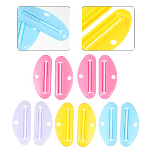Healifty 10pcs Bathroom Toothpaste Tube Squeezer Toothpaste Tube Squeezer Dis...