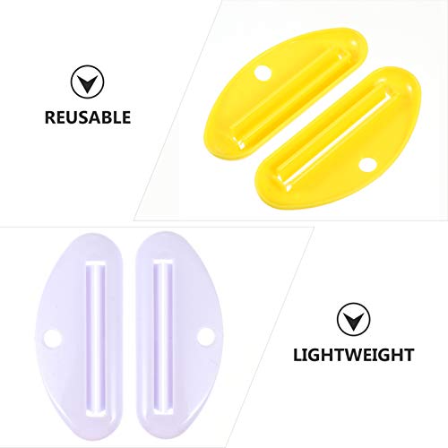 Healifty 10pcs Bathroom Toothpaste Tube Squeezer Toothpaste Tube Squeezer Dis...