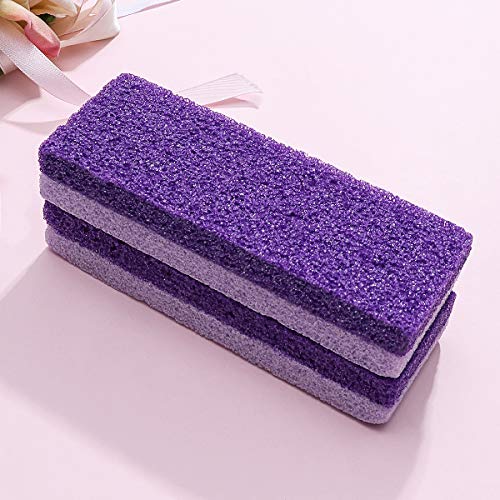 HEALIFTY 2Pcs Foot Pumice Stone Exfoliator Pedicure File Block Callus Remover...