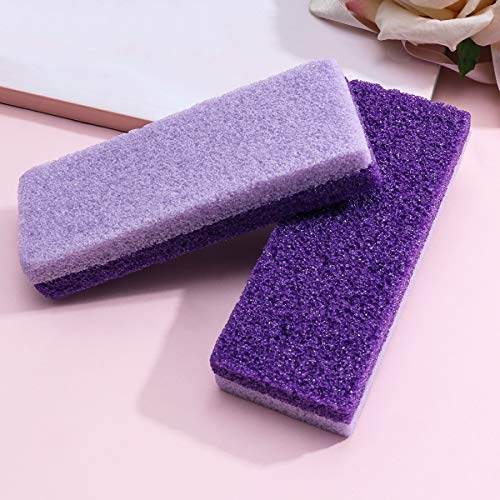 HEALIFTY 2Pcs Foot Pumice Stone Exfoliator Pedicure File Block Callus Remover...