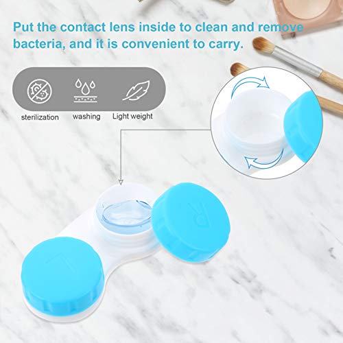 Healifty 30pcs Contact Lens Cases Case Box for Travel Portable Cosmetic Makeu...