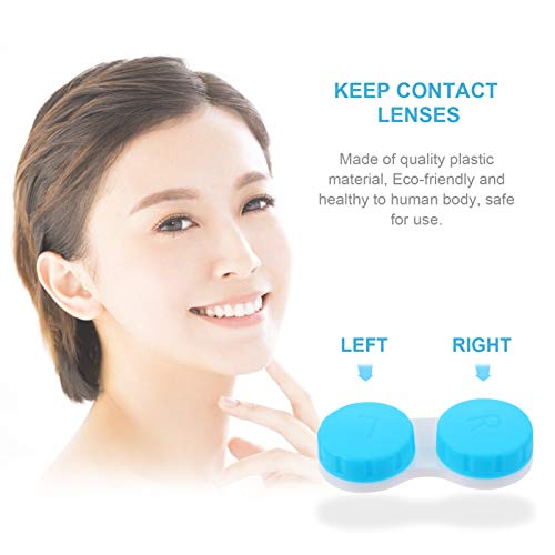 Healifty 30pcs Contact Lens Cases Case Box for Travel Portable Cosmetic Makeu...