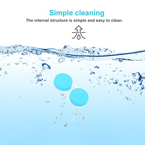 Healifty 30pcs Contact Lens Cases Case Box for Travel Portable Cosmetic Makeu...