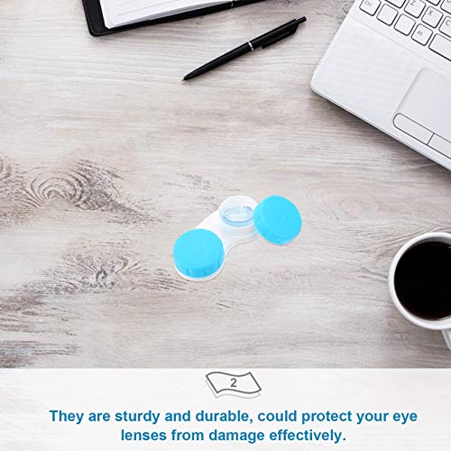 Healifty 30pcs Contact Lens Cases Case Box for Travel Portable Cosmetic Makeu...