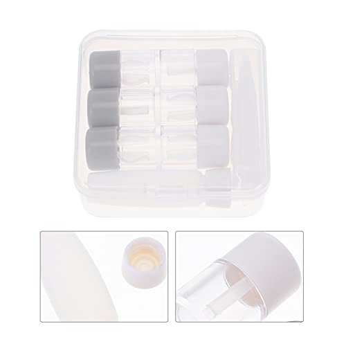 Healifty 3pcs Contact Lens Travel Kit Case Box Soak Storage Container with Mi...