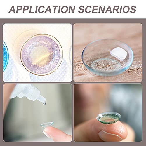 Healifty 3pcs Contact Lens Travel Kit Case Box Soak Storage Container with Mi...