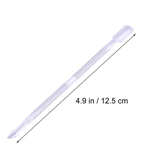 Healifty 3pcs Cuticle Pusher Stainless Steel Cuticle Peeler Scraper Remove Ge...