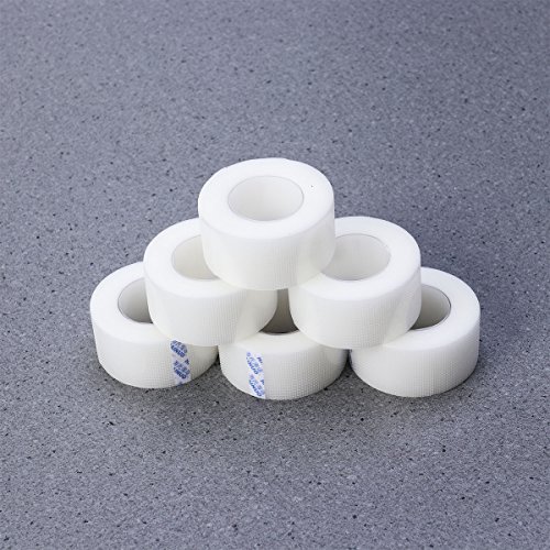 HEALIFTY 6 Rolls Medical Tape Pressure for Sensitive Skin Clear Surgical Tape...