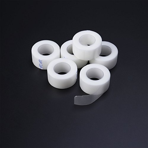 HEALIFTY 6 Rolls Medical Tape Pressure for Sensitive Skin Clear Surgical Tape...