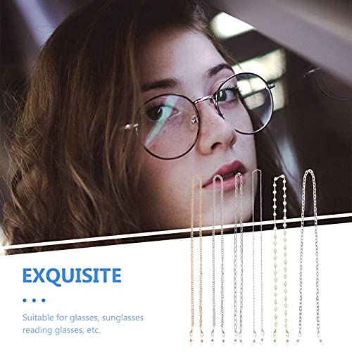 Healifty 6pcs Eyeglass Chain Sunglasses Eyewear Strap Holder Reading Glasses ...
