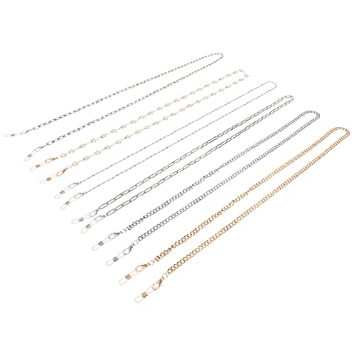 Healifty 6pcs Eyeglass Chain Sunglasses Eyewear Strap Holder Reading Glasses ...