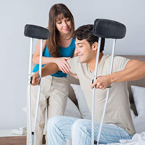 Healifty Crutch Pads and Hand Grip Covers - Crutch Handle Pads Cushions Pillo...