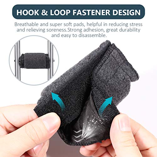 Healifty Crutch Pads and Hand Grip Covers - Crutch Handle Pads Cushions Pillo...