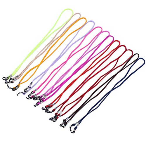 Healifty Eyeglasses Strap Eyeglass Retainer Eyewear Chain 12Pcs