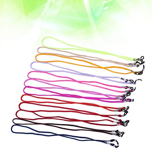 Healifty Eyeglasses Strap Eyeglass Retainer Eyewear Chain 12Pcs