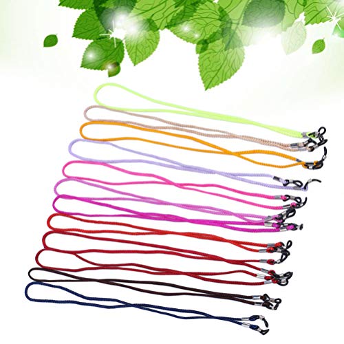 Healifty Eyeglasses Strap Eyeglass Retainer Eyewear Chain 12Pcs
