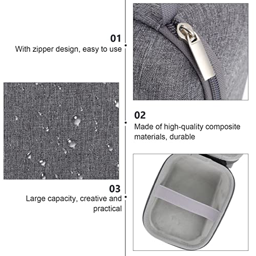 Healifty Hard Case Travel Bag with Zipper Handle Blood Pressure Monitor Carry...