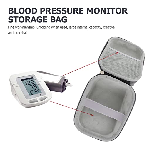 Healifty Hard Case Travel Bag with Zipper Handle Blood Pressure Monitor Carry...