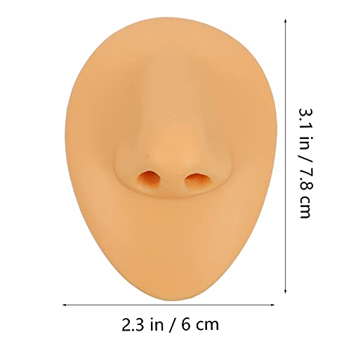 Healifty Piercing Model Soft Silicone Nose Flexible Model Display Model for A...