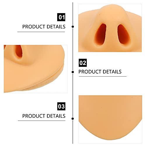 Healifty Piercing Model Soft Silicone Nose Flexible Model Display Model for A...