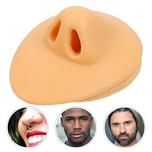 Healifty Piercing Model Soft Silicone Nose Flexible Model Display Model for A...