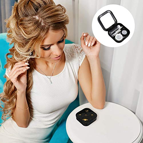 Healifty Portable Eye Lenses Container Star Contact Lens Cases Holder Kit wit...