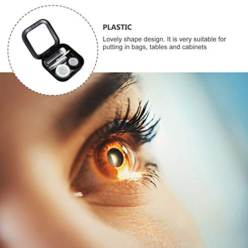 Healifty Portable Eye Lenses Container Star Contact Lens Cases Holder Kit wit...