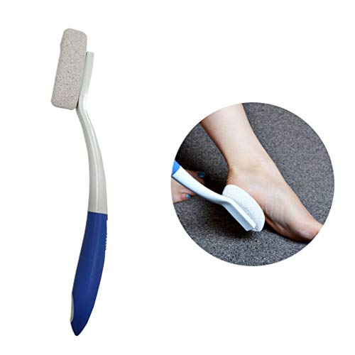 Healifty Pumice Stone Lava Pedicure Tools Long Handle Hard Skin Remover for H...